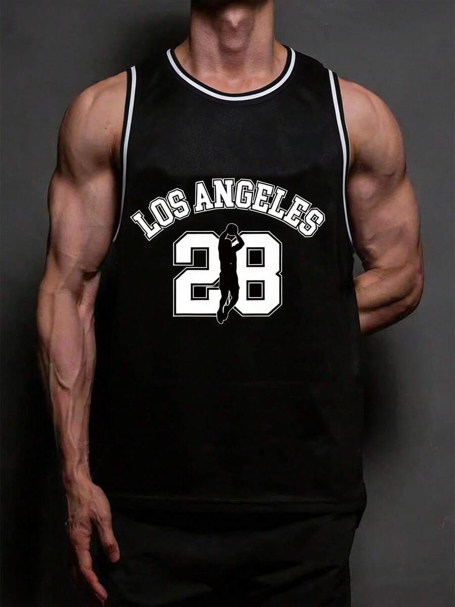 GymBeat 男友风男士圆领休闲运动背心健身上衣套装基础款篮球服男友风男士3件装上衣健身上衣白色背心透气修身圆领轻薄款 - 黑與白 - 查看 1