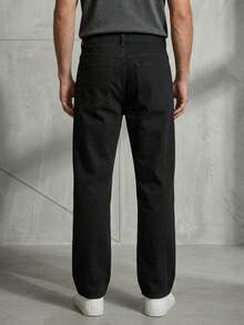 Pantalon de mezclilla para hombre - Negro - Ver 2