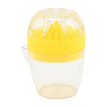 一套手动柠檬榨汁器，厨房工具塑料橙子葡萄柚榨汁器 - 彩色 - 查看 8