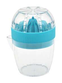 一套手动柠檬榨汁器，厨房工具塑料橙子葡萄柚榨汁器 - 彩色 - 查看 9