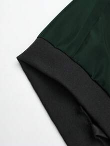 EGENSIO Men's Baseball Collar Color Block Zipper Casual Versatile Daily Wear Long Sleeve Jacket - Mint Green - View 7