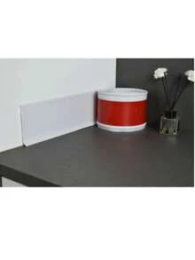 Soft PVC Baseboard, Plastic Baseboard, Flexible Self-Adhesive Decorative Strip, Wall Corner Protective Baseboard, Floor Decorative Baseboard, Suitable For Kitchen, Bathroom, Bedroom - White - View 4