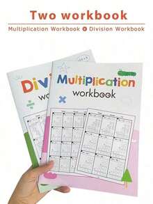 32 Pages Children's Basic Math Workbook, Includes Number Line Addition & Subtraction, Addition & Subtraction Within 1000, Mixed Operations, Multiplication & Division Exercises, Suitable For Preschool Home Education And Kindergarten, Cultivate Children's Interest In Learning Math, Improve Learning Ability, Stimulate Logical Thinking, An Ideal Gift For Children And Back-To-School Season - Multicolor - View 16