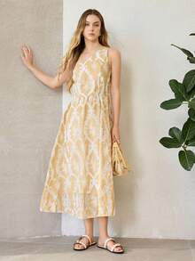 MOTF ESTACIÓN EUROPEA NUEVA MODA RETRO HEBILLA DOBLE CORREA PUNTERA REDONDA PLANA CASUAL CHIC MINIMALISTA CÓMODA SUAVE SANDALIAS DE PLAYA DESLIZANTES PARA MUJERES - Beis - Ver 3
