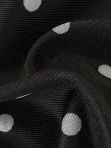 Swim Mod Bộ bikini hai mảnh có gọng, chấm bi đen trắng, thích hợp cho kỳ nghỉ hè, tiệc tùng trên bãi biển dành cho nữ, thiết kế mới. - màu đen - Xem 6
