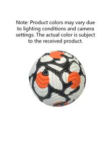 1 pièce Ballon de football haute élasticité, résistant à l'usure, anti-explosion, confortable, en tissu de haute qualité, couture de précision, convient pour l'entraînement et les matchs intérieurs et extérieurs - Multicolore - Voir 7