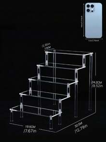 1 Set Acrylic Dessert Display Stand, Cupcake Stand, Snack Stand, Buffet Dessert Table, Birthday Party, Wedding Tabletop Display, Wedding Decor, Wedding Party Supplies, Wedding Cake Stand - Multicolor - View 4