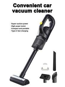 Teckwe Piece Portable Handheld Wireless Vacuum Cleaner High Power Strong Suction Multifunctional Design Lightweight Compact Rechargeable Low Noise Easy Operation High Efficiency Cleaning Detachable Filter Wide Application For Car Home Office Daily Use Travel Business Trip Must Have Handy Cleaning Tool Popular Electronic Gadget Built In 1800mAh Battery - Multicolor - View 7