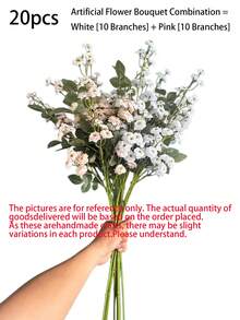 6 ramos de 70 cm de flores artificiales, adecuadas para decorar paredes, salas de estar, dormitorios, bodas, fiestas, mesas, hogar, escritorio, cocina, comedor, centros de mesa, oficina, jardín, exteriores, casa, patio. Apropiadas para primavera, verano, otoño e invierno. - Multicolor - Ver 9