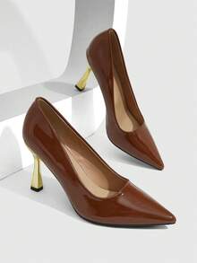 CUCCOO SZL Women's High-Heeled Shoes - Brown - View 1