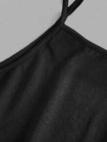 SHEIN EZwear 大码女士休闲简约吊带背心，适合夏季穿着 - 彩色 - 查看 3