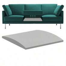 Gray 50cm Trapezoid Sofa Foam Cushion, High Density Firm Support Pad, Vacuum Packed Couch Seat Cushion For Living Room - Grey - View 10