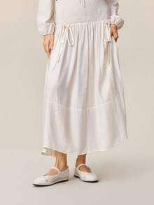 Styleloop 女士米色编织草底休闲舒适平底玛丽珍鞋，度假风 - 米色 - 查看 7