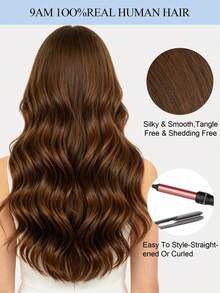 12-22inch 50s 8D Hair Extensions Secure Fit Ring Invisible Nano Ring Microbead Extensions Straight Human Hair Chocolate Brown Invisible Fusion Micro Bead Extensions No Glue Sew-In Required Tiny Sleek Hairpiece Secure Fit Volume Length Multiple Color - S04 - View 11