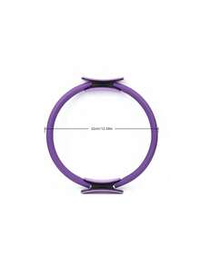 1 Multi Functional Pilates Circle, Yoga Auxiliary Magic Circle, Multi-Functional Pilates Resistance Circle, Equipped With Comfortable Foam Handle, Can Be Used For Thigh Exercise, Yoga Exercise, Fitness, Calf, Back, Waist And Hand Exercises. - Multicolor - View 3