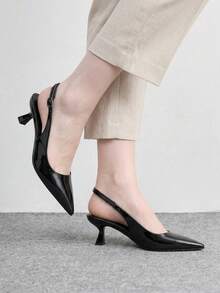 CUCCOO BIZCHIC 女士简约休闲性感高跟鞋 - 黑色 - 查看 5