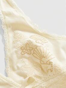 ROMWE Avant Y2K Tropical Sexy Beach Vacation Island Shell Starfish Embroidered Halter Neck Tank Top For Women White Summer - Light Yellow - View 4