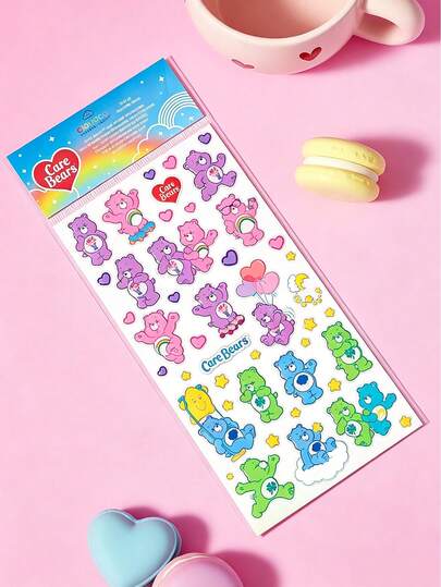 SHEIN X Care Bears 1 张涂鸦贴纸，适合粘贴在手机、笔记本电脑上，时尚礼品