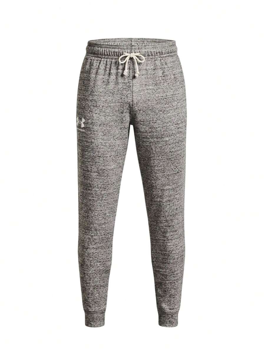 Under Armour Rival Men's Jogger Grey - White and Black - View 1