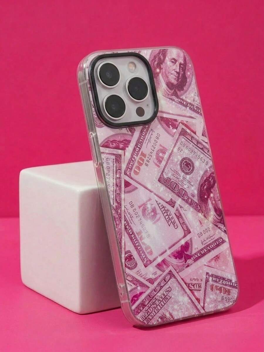 SHEIN 时尚印花保护壳设计,适用于的时尚手机壳 - 彩色 - 查看 1