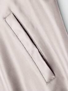 EGENSIO Men's Baseball Collar Color Block Zipper Casual Versatile Daily Wear Long Sleeve Jacket - Light Grey - View 6