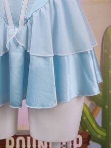 Fantasy Costume Fantasy Costume Bộ đồ lót 3 món gợi cảm bằng vải lưới xuyên thấu, hở lưng. - Nhiều màu - Xem 10