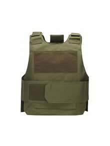 1pc 5-Color Adjustable Tactical Vest, Outdoor Protective Equipment, Hardshell Training Protective Tactical Vest. Adjustable Outdoor Vest, Suitable For Lightweight Outdoor Vest Equipment. Suitable For Hiking, Climbing, Training, Cycling, Trekking. Unisex. - Multicolor - View 10