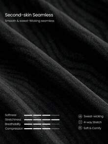 GLOWMODE Ultrafine Soft Seamless Square Neck Long Sleeve Crisscross Back Removable Cups Cinched Waist Dual Side Pockets Basque Waist A-Line Dress With Built-In - Black - View 8