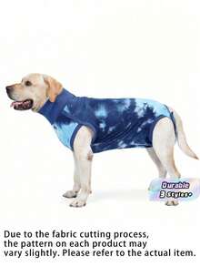Post-OOperative Recovery Suit For Dogs' Abdominal Wounds, Elizabethan Collar Alternative, Post-Operative Wear, Protects Wounds From Licking And Scratching, Post-Operative One-Piece Suit For Dogs. - Multicolor - View 1