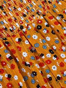 Sweetra Plus Size Casual Nature-Inspired Chiffon Printed Camisole - Multicolor - View 4
