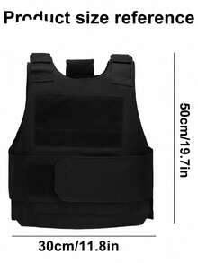 1pc 5-Color Adjustable Tactical Vest, Outdoor Protective Equipment, Hardshell Training Protective Tactical Vest. Adjustable Outdoor Vest, Suitable For Lightweight Outdoor Vest Equipment. Suitable For Hiking, Climbing, Training, Cycling, Trekking. Unisex. - Multicolor - View 8