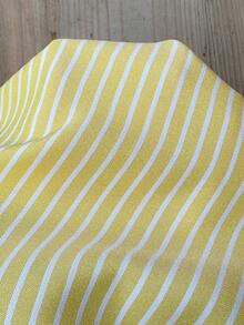 Sunnyshic SZ260501 条纹双腰带系带口袋女裤 - Butter Yellow - 查看 7