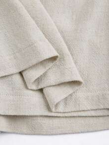 SHEIN Franclia Summer New Linen Casual Versatile Skirt Pants - Apricot - View 3