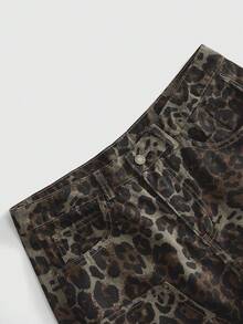 ROMWE MEN Men's Camouflage Cargo Denim Shorts - Multicolor - View 5