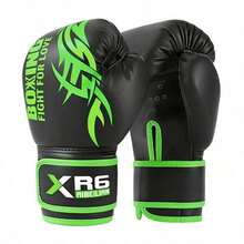 1 Pair Of Children -21*15cm/8.27*5.91in Full Set Of 6oz Boxing Gloves Are Suitable For Men And Women, Padded Gloves Are Used For Sandbag Training, Suitable For Taekwondo, Muay Thai, MMA And Other Sports,  Not Suitable For Synthetic People To Wear. - Multicolor - View 4