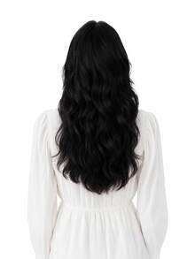 100% Real Human Hair Halo Extension Seamless Wire Hair Extension 12-16inch Straight Soft Touch Jet Black Color Skin Weft Remy Hair Extensions With Clips - S1 - View 3