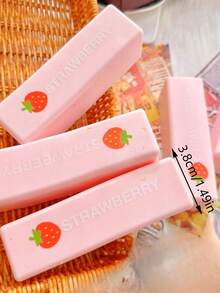 MINKOJA MINKOJA 1pc Pink Slow Rising Bread Squeeze Toy Set, Soft And Soothing Toy And Desktop Decoration, Durable Office Decor Party Gift Party Supplies - Pink - View 2