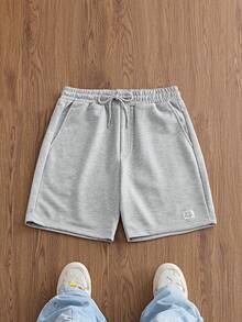 SWAVVY Men's Casual Solid Color Shorts, Summer - Multicolor - View 5