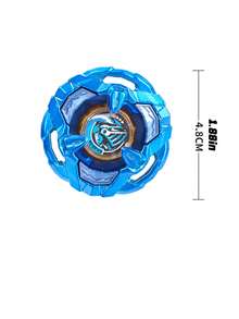 Metal Battle Spinner Gyro Set With Launcher, Rotating Metal Fighting Top Set, Classic Spinning Tops Battle Kit, Portable Outdoor Indoor Interactive Battle Gyro With Launcher - Gold - View 3