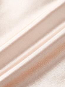SHEIN Franclia Bộ đồ liền thân nữ gợi cảm, co giãn, chất liệu satin, kiểu quây ngực và xoắn phía trước, thích hợp cho mùa hè, mùa xuân, đi nghỉ mát, dự tiệc, đi biển, thanh lịch, thường ngày, đi nghỉ dưỡng, mùa hè, phong cách Y2K, dự tiệc, công sở, bộ đồ liền thân bóng bẩy, màu sâm panh, chất liệu satin, gợi cảm, quây ngực, kiểu xoắn phía trước. - Rượu sâm banh - Xem 5