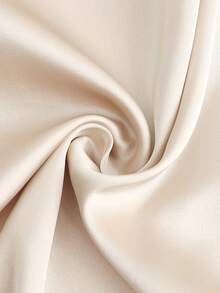 SHEIN Elegant Beige Summer Women's Blouses,Peter Pan Collar Ruffled Short-Sleeved Sparkly Tea Party Wedding Guest Ceremonial Beach Teachers' Day Wear - Apricot - View 7