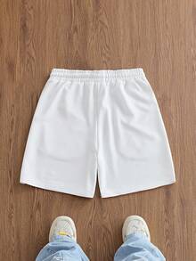 SWAVVY Men's Casual Solid Color Shorts, Summer - Multicolor - View 4