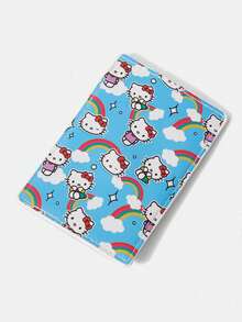 HELLO KITTY AND FRIENDS | SHEIN 一款蓝色多层时尚便携印花卡袋 - 藍色 - 查看 3