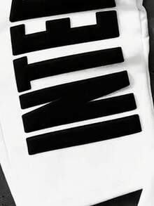 PAVTROS Young Men's Street Style Double-Waist Sweatpants - White - View 3
