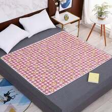 1pc Cute Cartoon Pattern Pet Waterproof Urine Pad, Breathable Lightweight Washable Mat For Small Pets, Suitable For AllSeasons,Random Pattern Cutting, Not Machine Washable, Bottom Not Waterproof - Multicolor - View 19