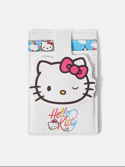 HELLO KITTY AND FRIENDS | SHEIN 一款蓝色多层时尚便携印花卡袋