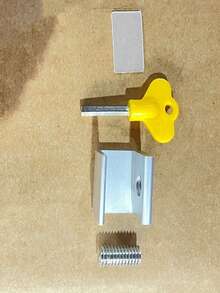1/2 Pieces Sliding Window Locks, Adjustable Window Latches, Keyed Aluminum Alloy Window Stoppers, Window Lock Clips Suitable For Horizontal Sliding Doors And Windows - Multicolor - View 4