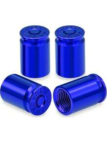4PCS Aluminum Alloy Bullet Shell Tire Valve Stem Caps Decorative Dustproof Car Air Stem Cover For Cars SUV Trucks Bikes Motorcycles Bicycles Auto Accessories - A - View 15