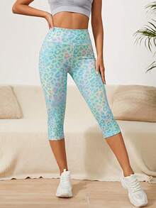SHEIN Sovereign Charm 運動打底褲 - 彩色 - 查看 3