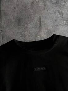 AXEPEAK Camiseta blanca casual y cómoda para vacaciones, con estampado, de estilo versátil y holgado para hombres - Gris - Ver 3